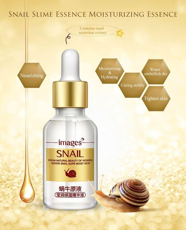 Serum with Snail Mucin and hyaluronic acid Images Snail Serum 15ml