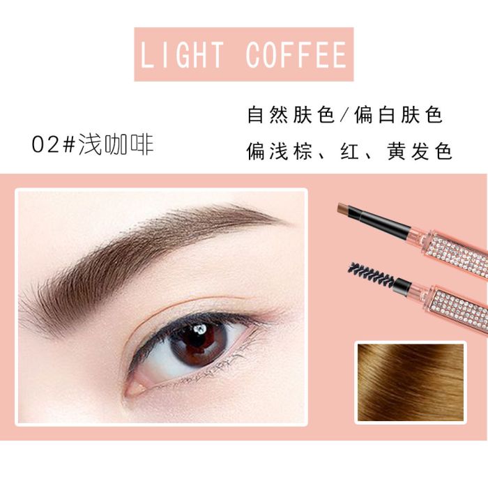 (SALE) Qianxiu Eyebrow Pencil with Brush tone 02