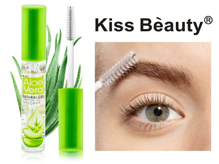 Gel for eyelashes and eyebrows with Aloe Vera Kiss Beauty, 14ml