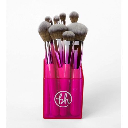 BH Cosmetics Midnight Festival Makeup Brush Set, 10 brushes