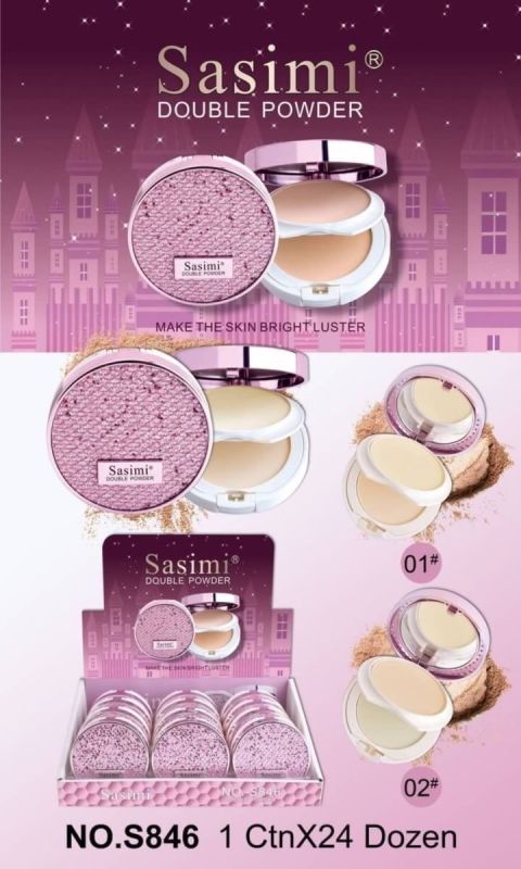 Compact powder 2in1 Sasimi Double Powder tone 01