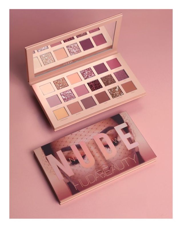 Eye Shadow Huda Beauty New Nude Eyeshadow Palette 18 Colors