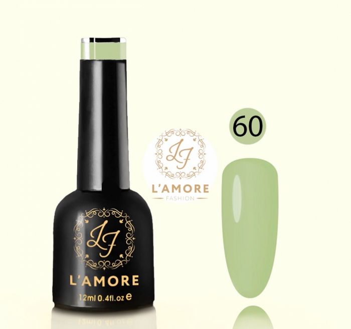 Gel nail polish Luxury L'AMORE FASHION 12ml tone 60