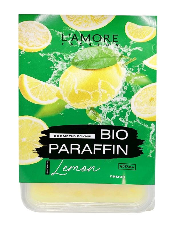 Cosmetic paraffin L'AMORE FASHION for comfortable procedures lemon 450g