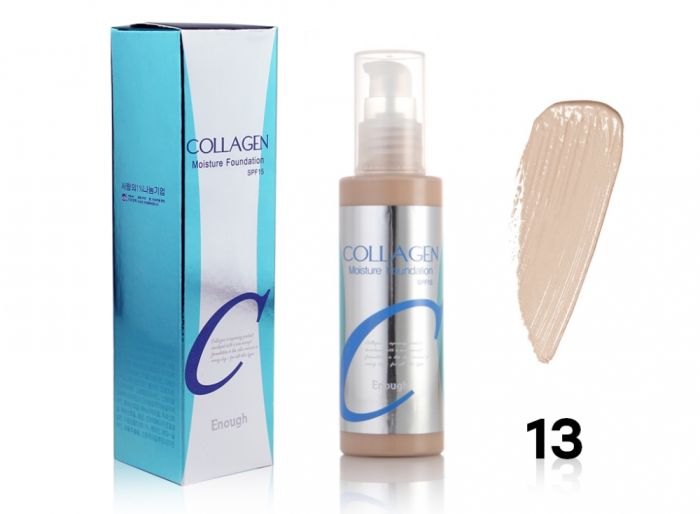 (China) Moisturizing Foundation with collagen Enough Collagen Moisture Foundation (tone 13)