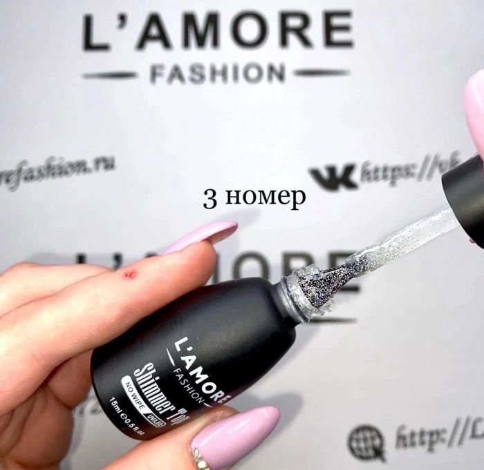 Shimmer Top Shimmer Top L'AMORE Fashion 15ml, No.03