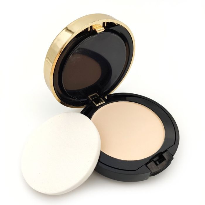 Compact powder 2in1 Sasimi Double Powder Gold tone 01