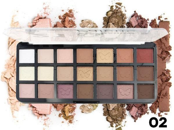 Do Do Girl Shadow Palette, Matte+Mother of Pearl 21 color Tone In