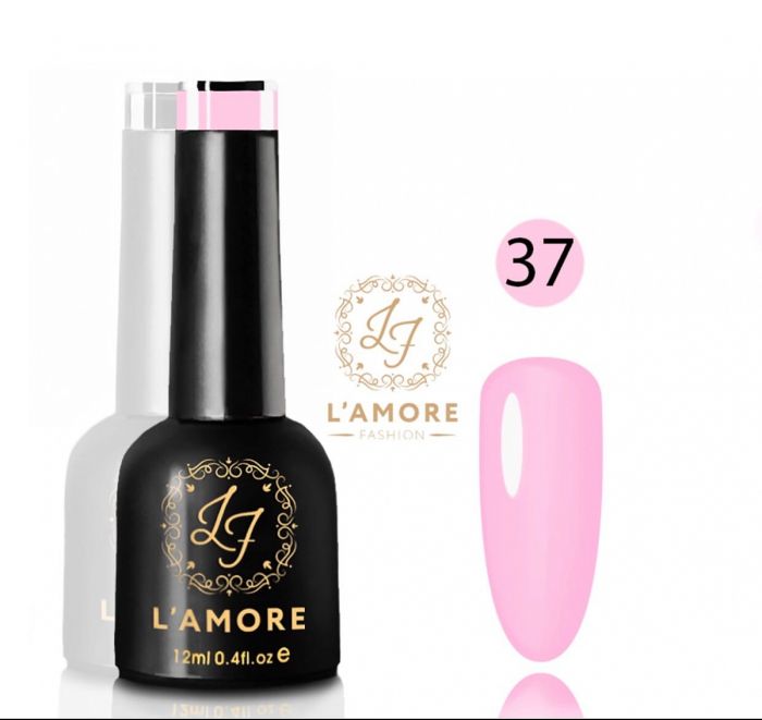 Gel nail polish Luxury L'AMORE FASHION 12ml tone 37