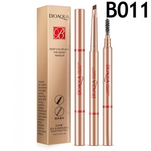 Bioaqua Double Automatic Eyebrow Pencil with Brush Keep Color Tone B011