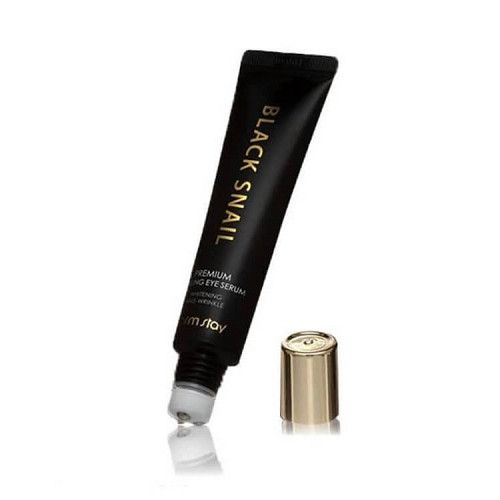 (China) Anti-aging serum for the skin around the eyes with snail mucin FarmStay Black Snail Premium Rolling Eye Serum 25ml