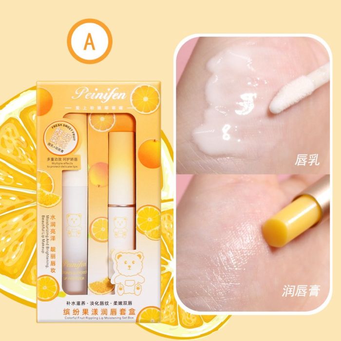 Lip removal kit Painifen Shiny Orange 3 gr.+ lip balm 1.6gr