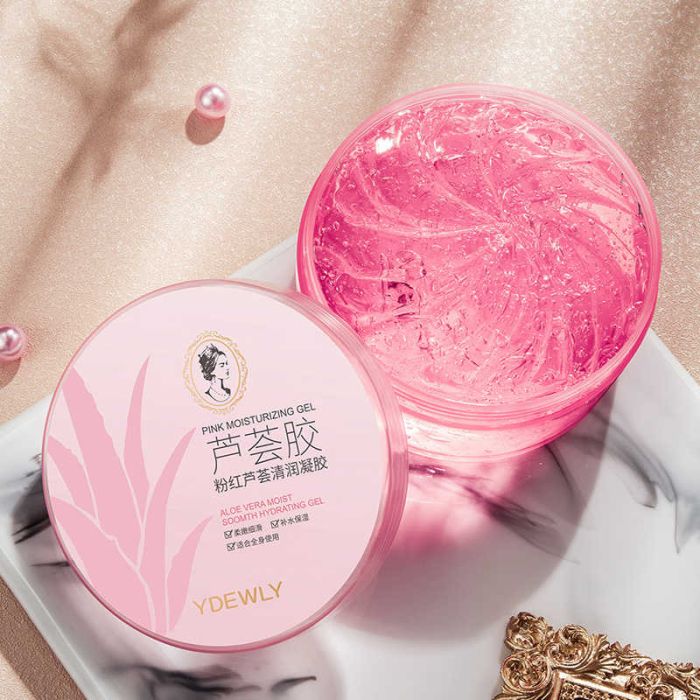 Ydewly Pink Aloe Vera Gel for face and body 300g