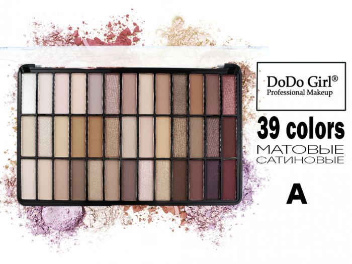 Professional Eyeshadow Palette MakeUP Studio DO DO GIRL 39 shades Tone A