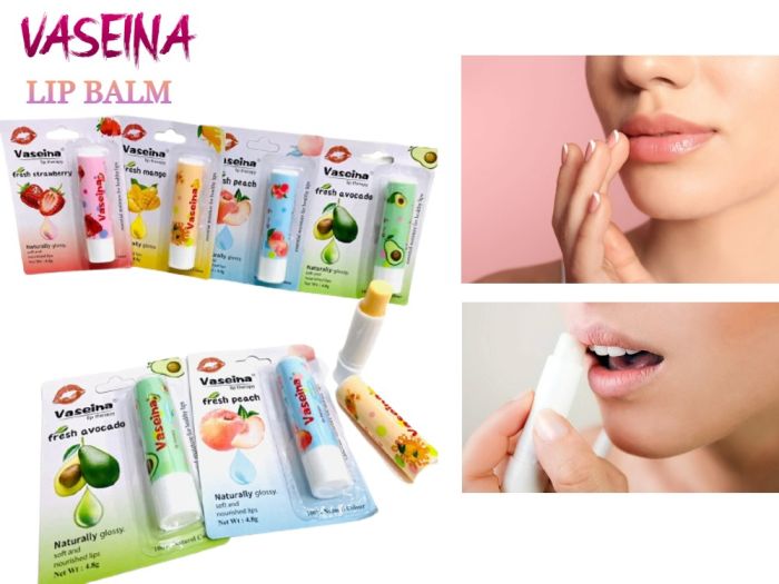 Vaseina lip Therapy Lip balm Peach, colorless