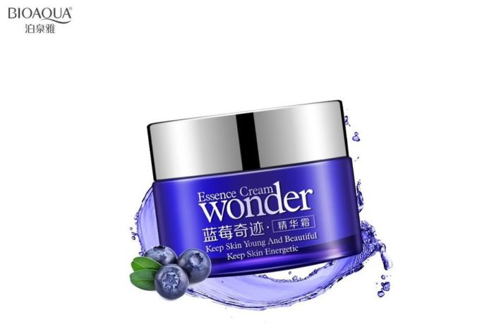 BioAqua Blueberry Wonder Essence Face Cream with Blueberries 50ml