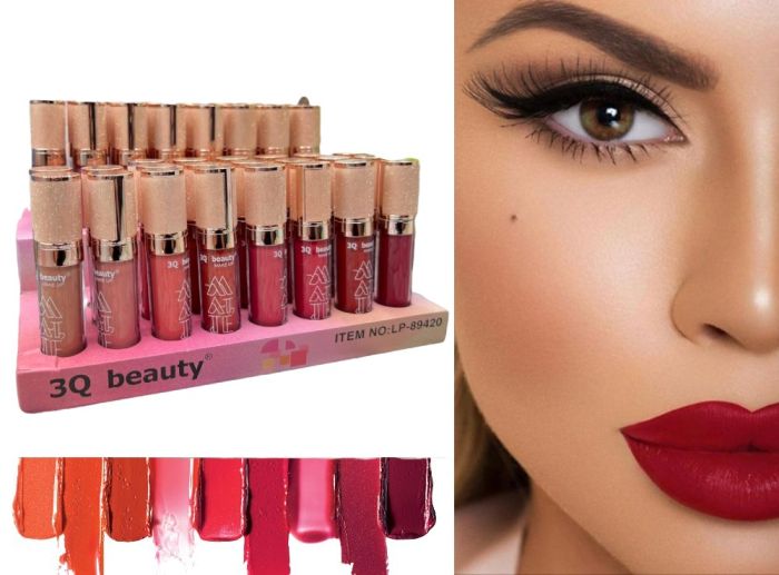 Lip Gloss 3Q Beauty Lip Gloss (8pcs row)