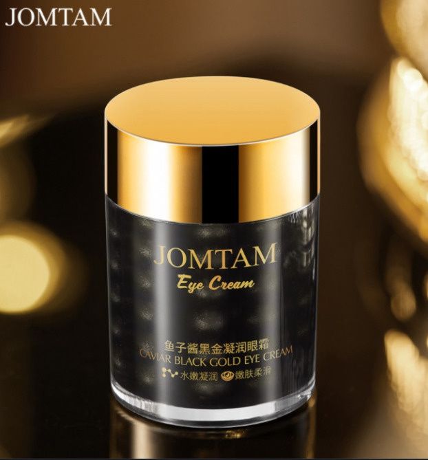 Cream gel with black caviar extract for the eye area Jomtam Eye Cream Caviar Black Gold Moisturizing 60g