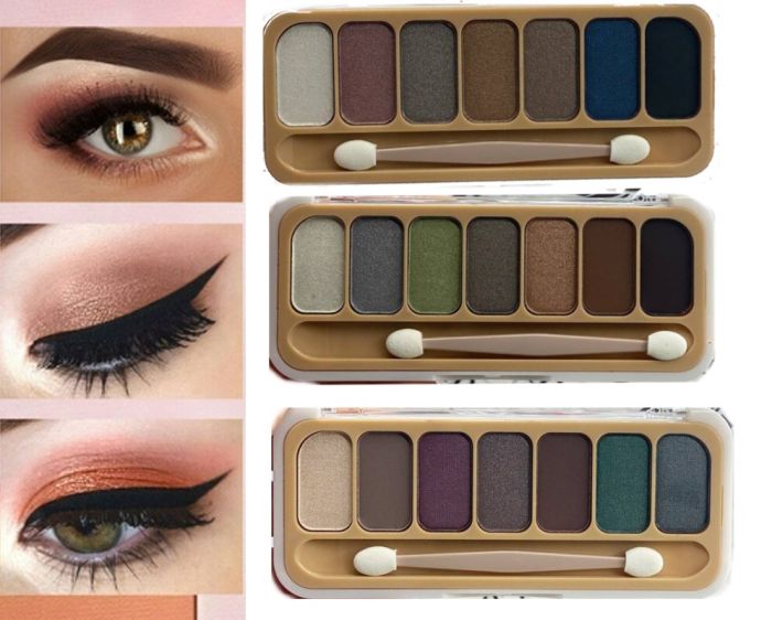 Dodo Girl Super stay Eye Shadow 7 colors (row of 3 pcs)