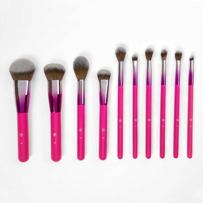 BH Cosmetics Midnight Festival Makeup Brush Set, 10 brushes