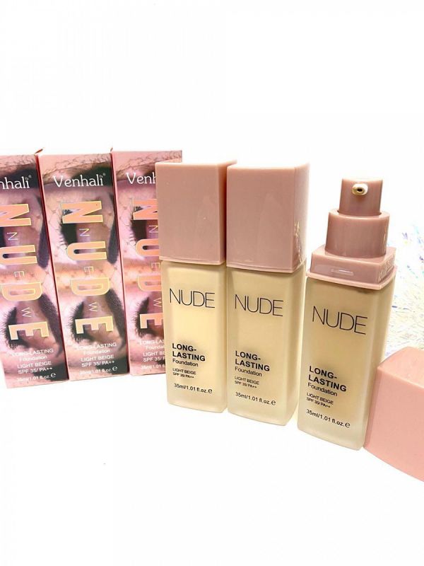 Venhali Nude Long-Lasting Foundation Tone 10