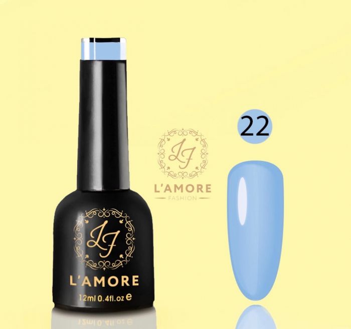 Gel nail polish Luxury L'AMORE FASHION 12ml tone 22