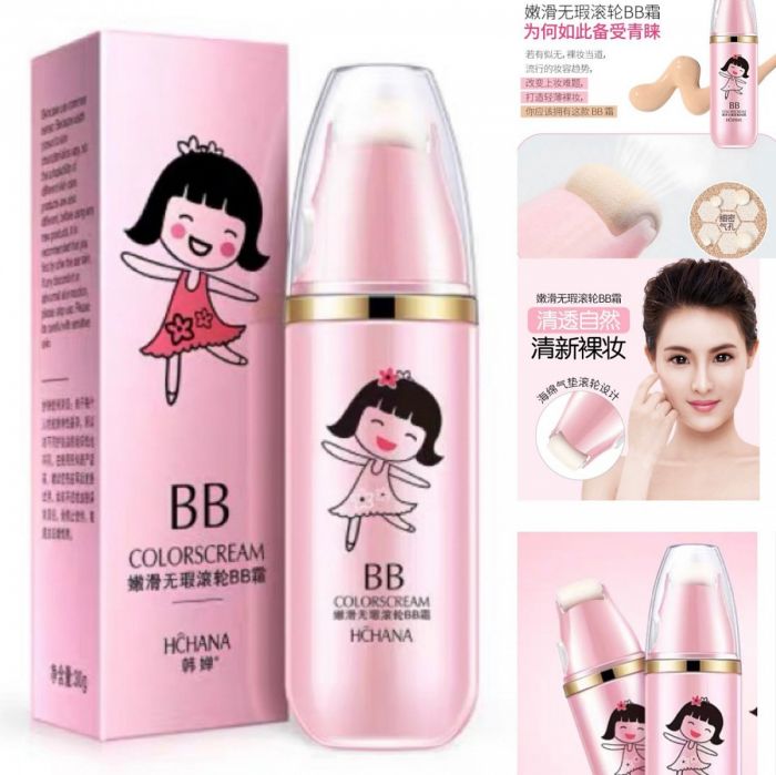 BB Face cream Hchana colorscream with roller 30g