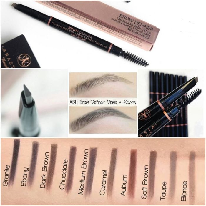 Anastasia Beverly Hills Brow Eyebrow Pencil with Brush, Medium Brown tone