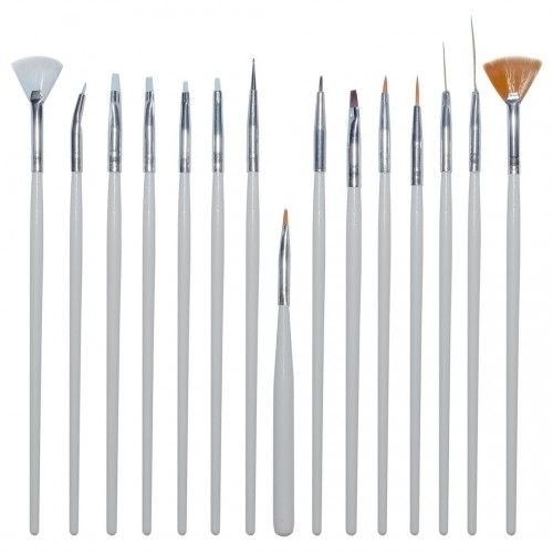 Starlet Professional Manicure Brush Set 15pcs (in stock)