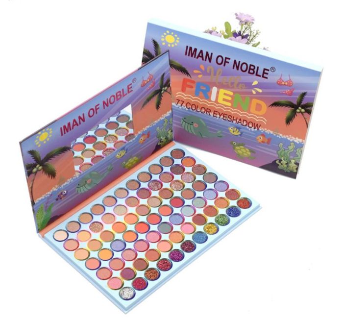 Shadow Palette IMAN OF NOBLE Hello Friend Eye Shadow Palette, 77 colors