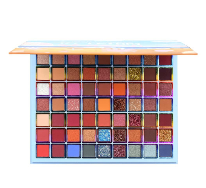 Shadow palette IMAN OF NOBLE Ice Cream Season Eye Shadow Palette, 77 colors