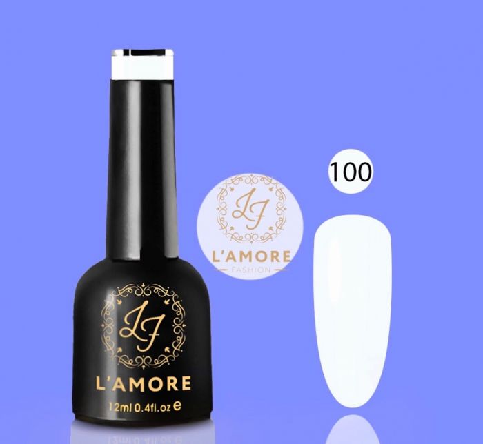 Gel nail polish Luxury L'AMORE FASHION 12ml tone 100