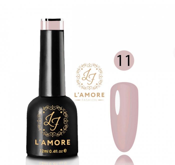 Gel nail polish Luxury L'AMORE FASHION 12ml tone 11