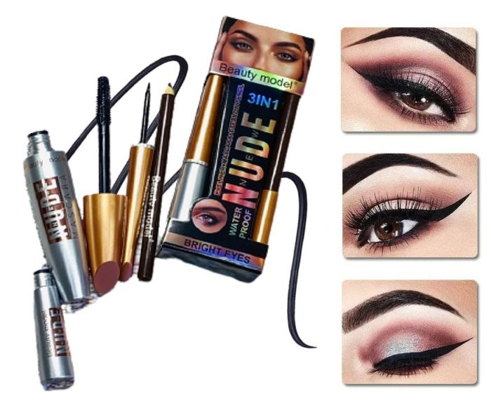 Beauty Model Nude Bright Eyes 3 in 1 Eye Set