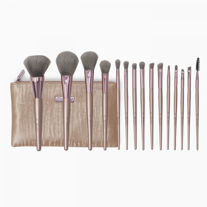 BH Cosmetics Lavish Elegance Makeup Brush Set in a 15pcs Cosmetic Bag