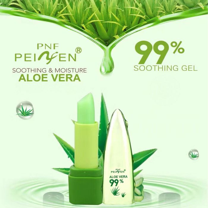 Lip Balm Peinen Aloe Vera 99% Soothing Gel Lipstick Manifesting