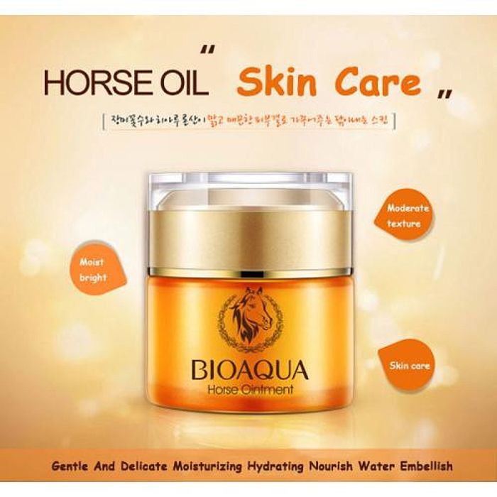 Moisturizing face cream with horse fat BioAqua Horse Oil Oil 50g