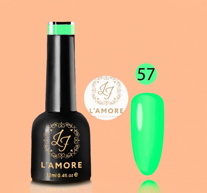 Gel nail polish Luxury L'AMORE FASHION 12ml tone 57