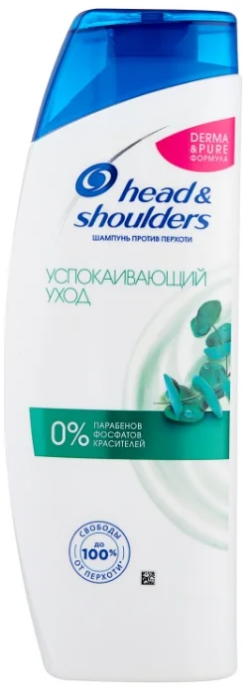 Anti-dandruff Shampoo Head & Shoulders Soothing Care with eucalyptus 0% - 400ml