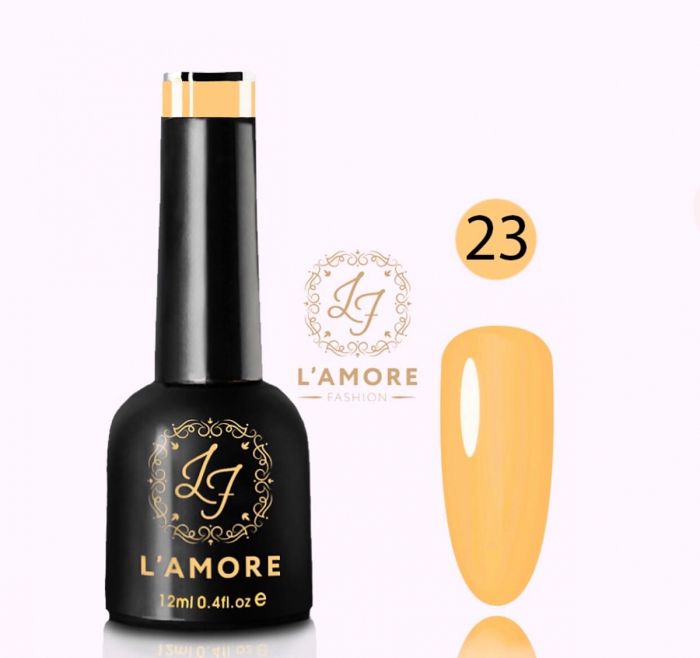 Gel nail polish Luxury L'AMORE FASHION 12ml tone 23