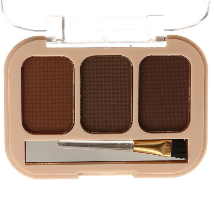 DoDo Girl Matte Design Fasion Eyebrow Shadow (3 pcs row)