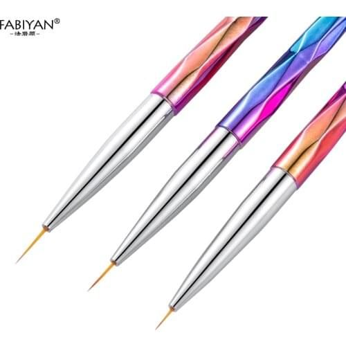 Fabiyan Fish Painting Brush Set, 3 pcs