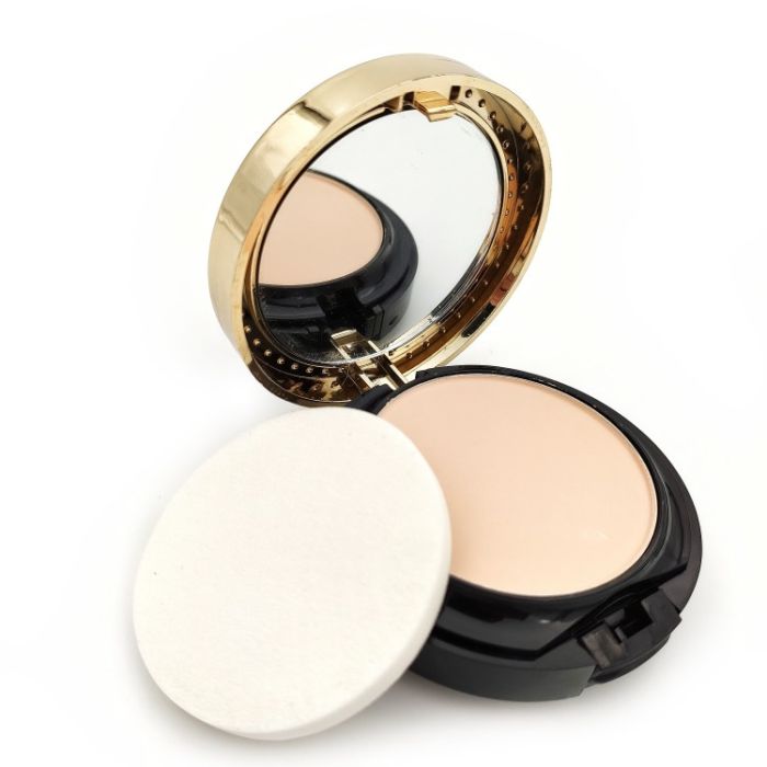 Compact powder 2in1 Sasimi Double Powder Gold tone 02