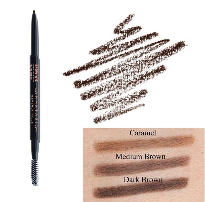 Anastasia Beverly Hills Brow Eyebrow Pencil with Brush, Medium Brown tone