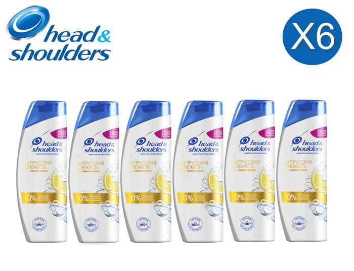 Anti-dandruff Shampoo Head & Shoulders Citrus freshness 0% - 400ml