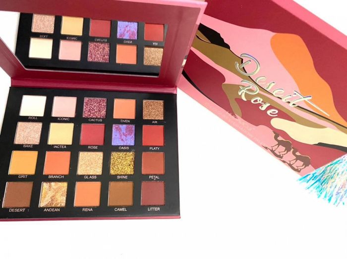 Professional Eyeshadow Palette Eyeshadow Palette Desert Rose 20 Colors