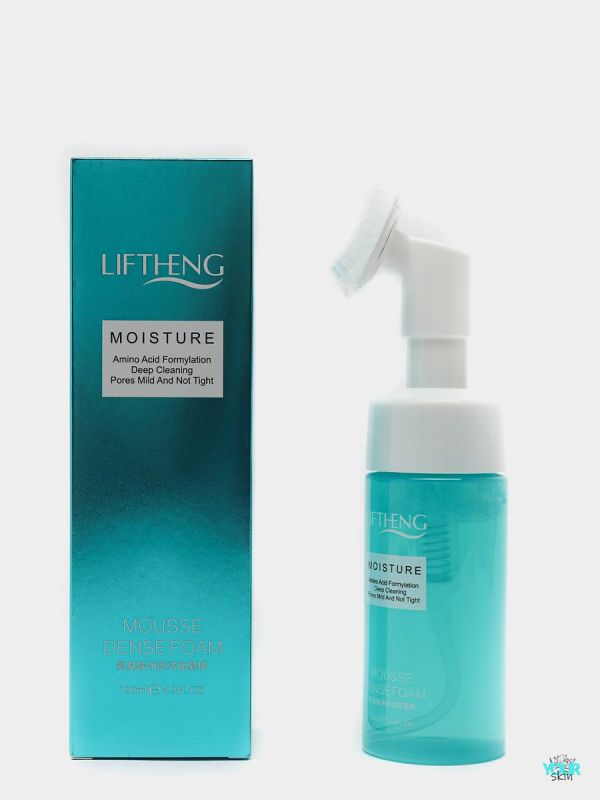 Cleansing foam mousse for washing with a brush with amino acids Liftheng Moisture 120ml