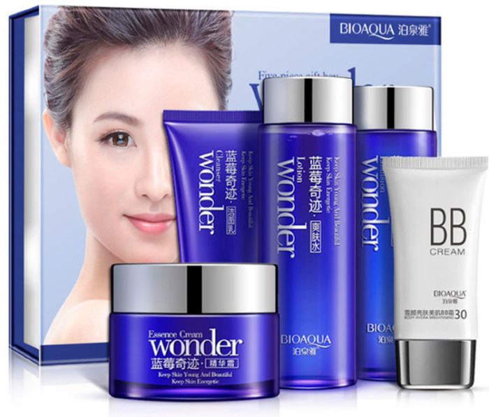 BioAqua Wonder Blueberry Extract Facial Kit