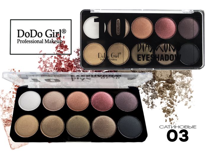 DoDo Girl Diamond Shadows 10 Color, 10 Colors Tone 03