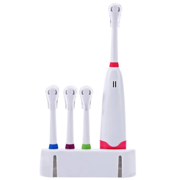 Electric Toothbrush with stand and two replaceable nozzles (in stock)